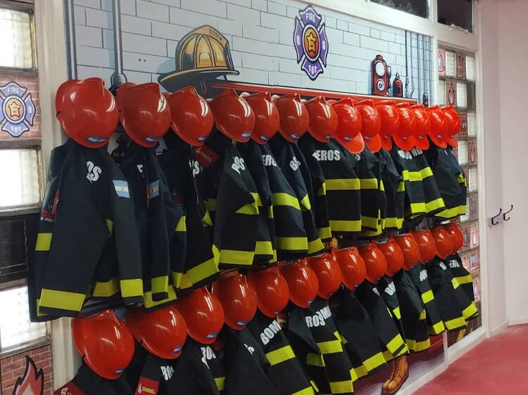 Little firefighters for a day