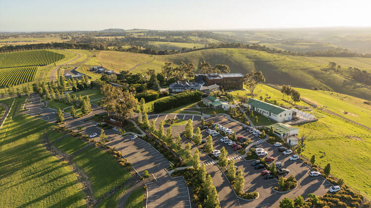 An aerial view of Marnong Estate in Mickleham.