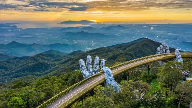Golden Bridge in Da Nang, Vietnam