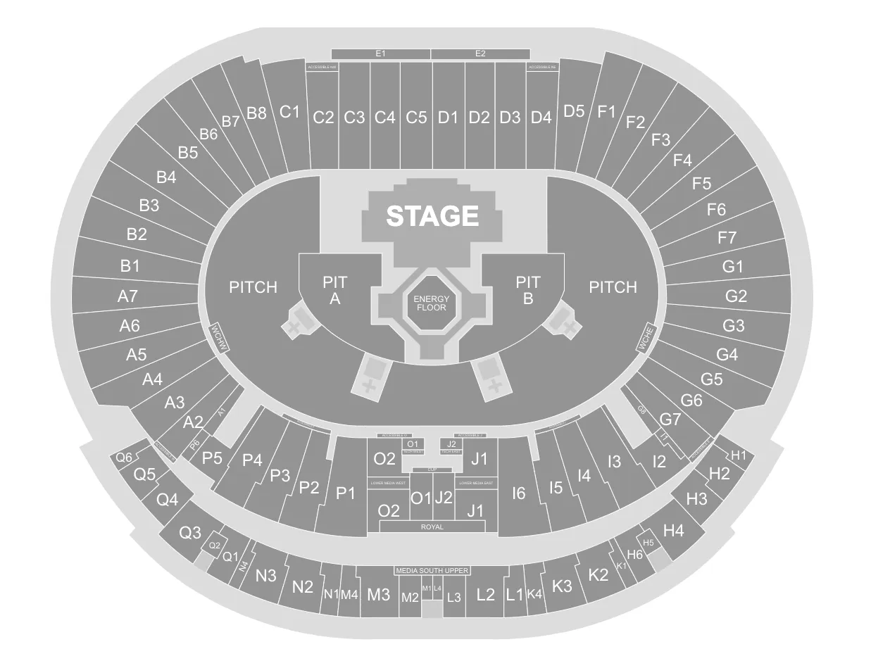Hampden Park Stadium seating plan, Glasgow