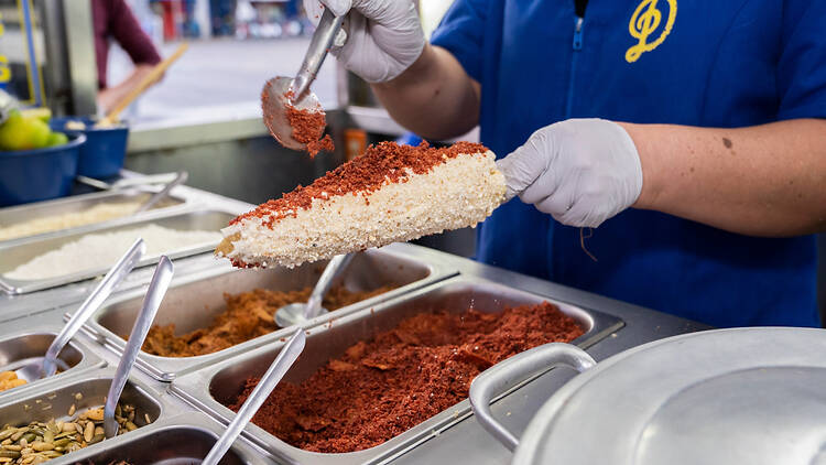 Feria del elote Gran Elotiza Nacional en el Zócalo