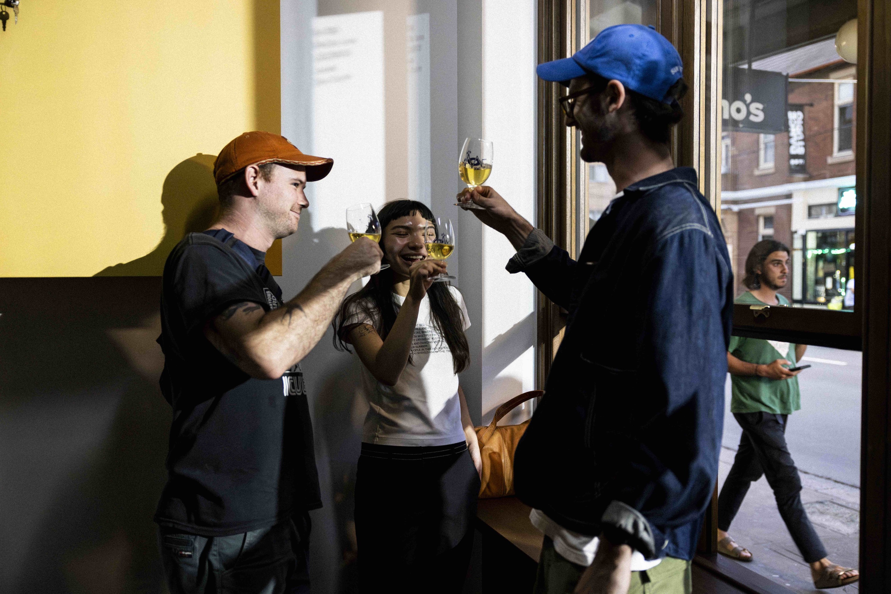 Friends having fun at Bar Demo