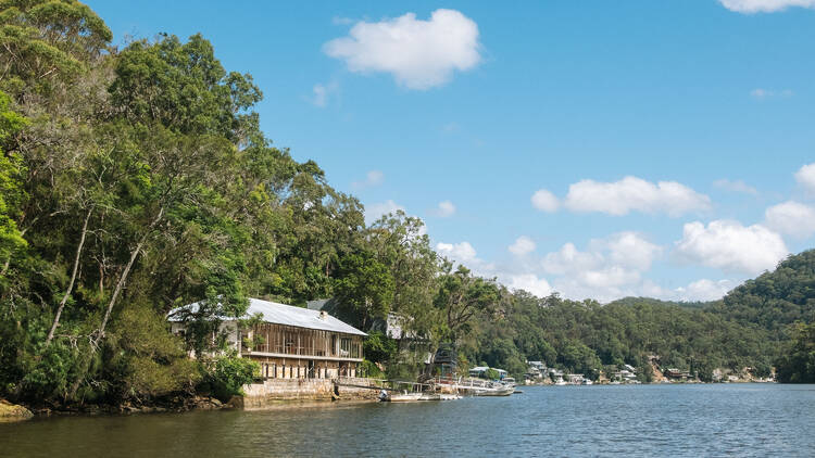 The exterior of Berowra Waters Inn