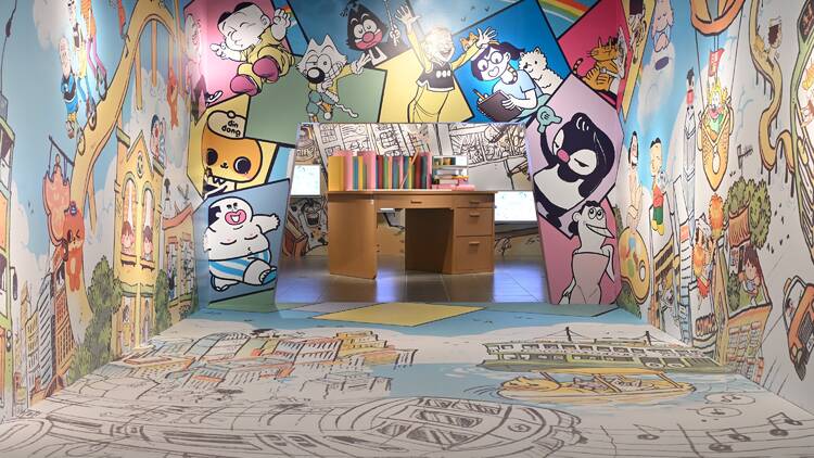 Comic fun for all exhibition