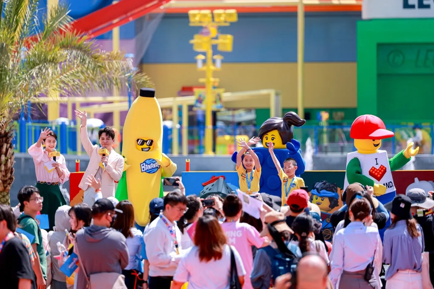 Characters at Legoland Shanghai