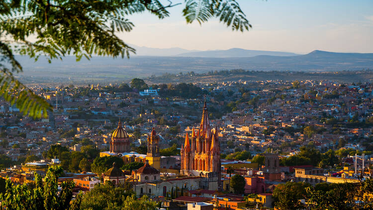 San Miguel de Allende birds eye view