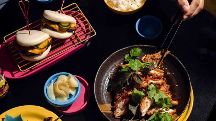 Dishes at Snacky Chans