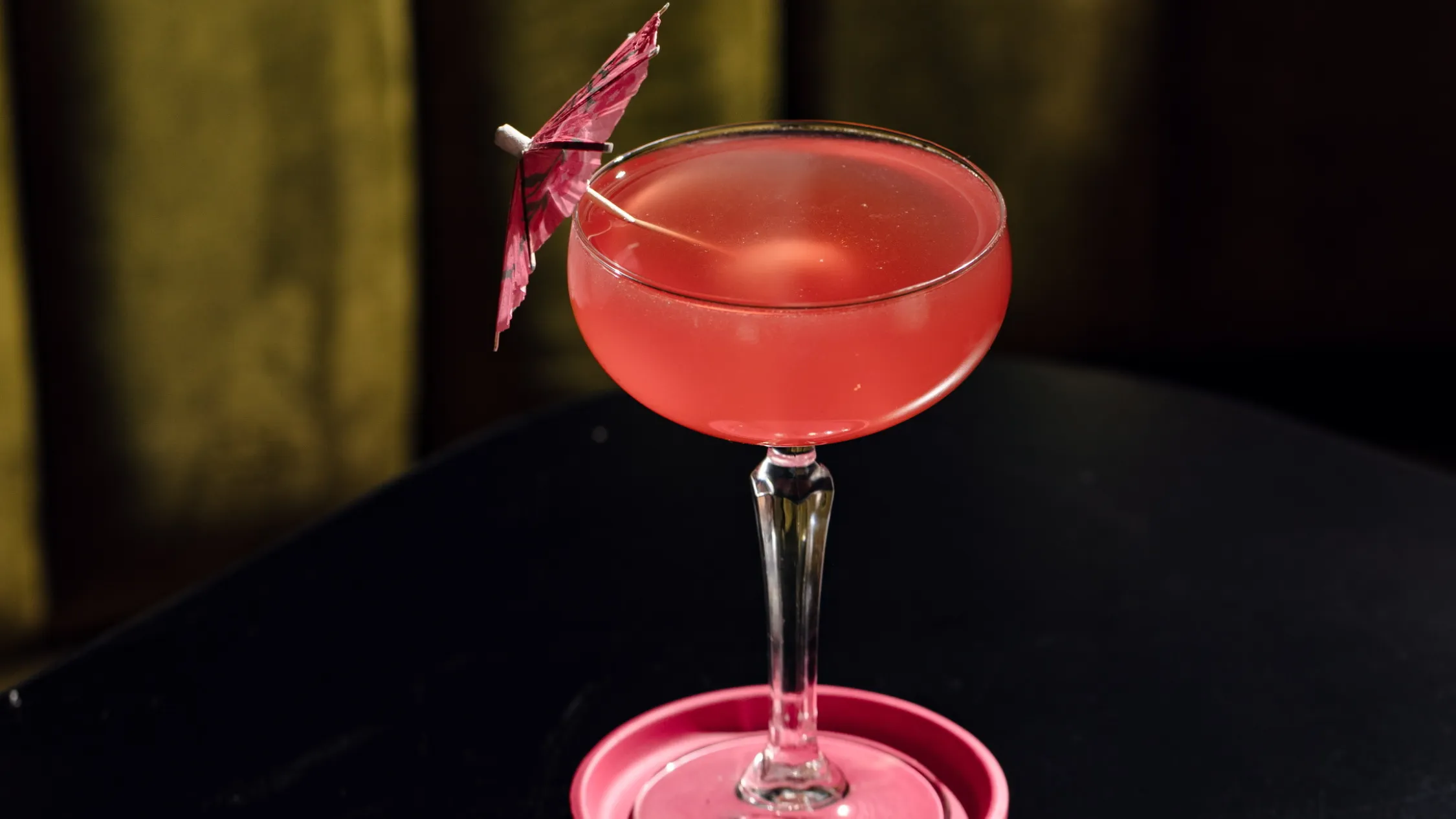 A cocktail at Snacky Chans