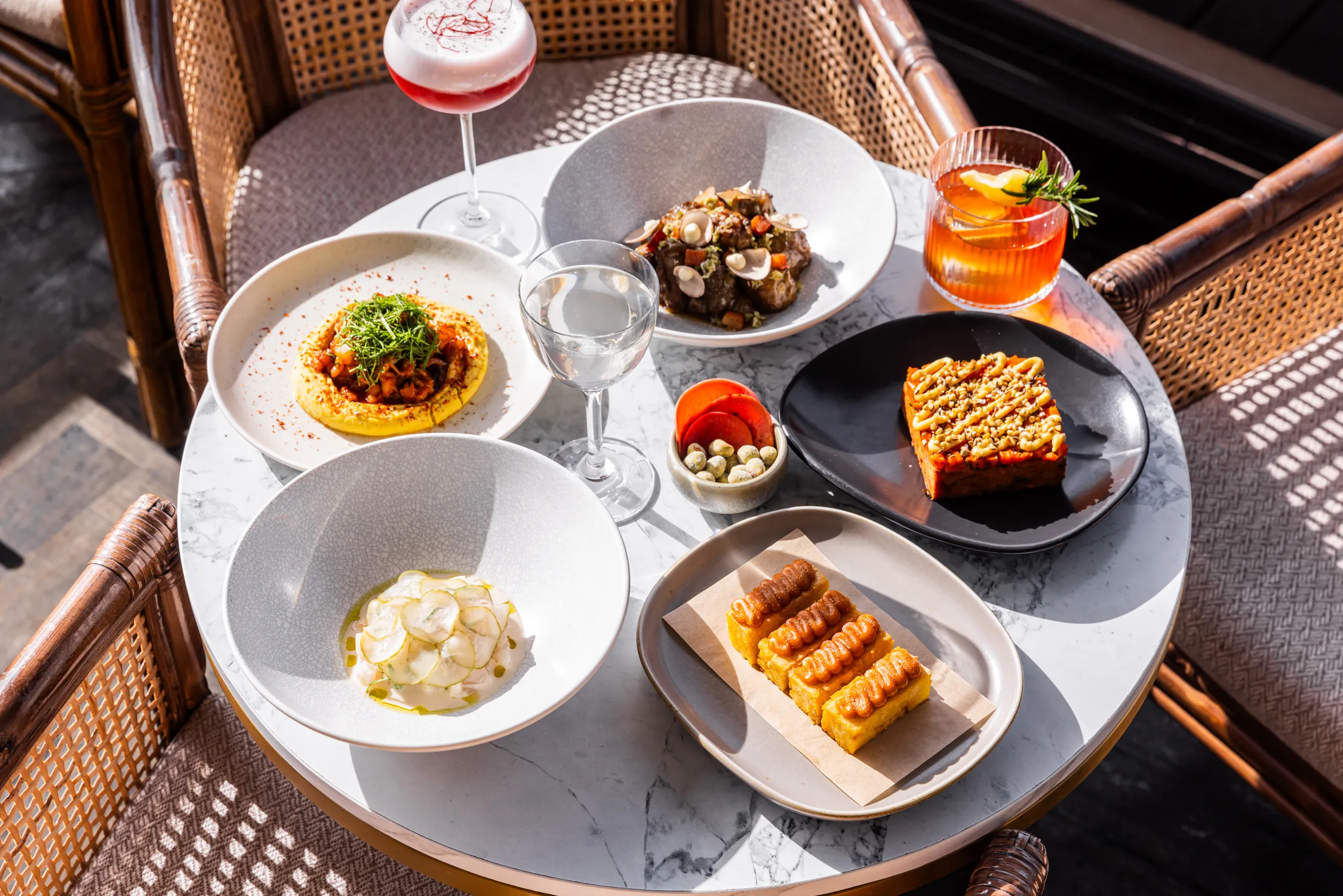 Food and cocktails at Henry Deane