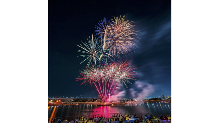 Senshu Dream Fireworks at Sakai Ouo Night Market