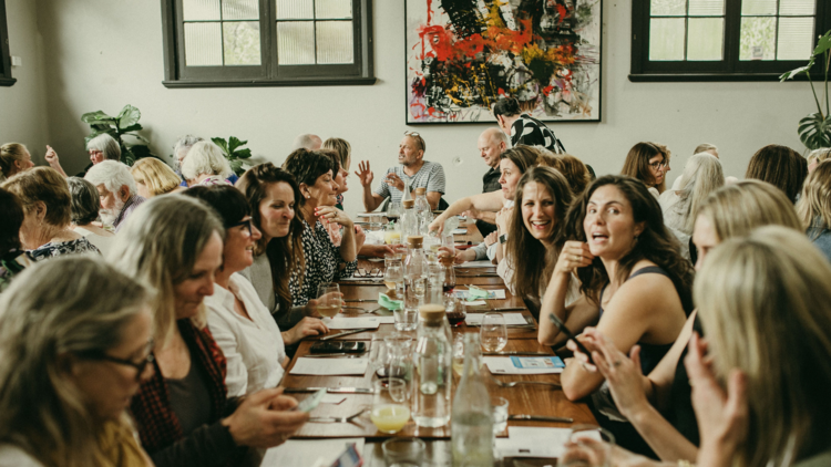 long lunch for  Meet the Makers South Coast Festival
