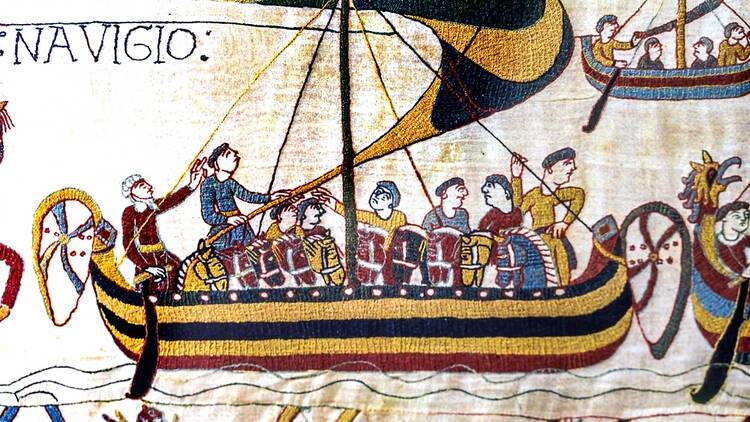 Bayeux tapestry in Normandy, France