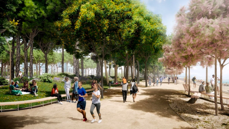 passeig de la mar bella
