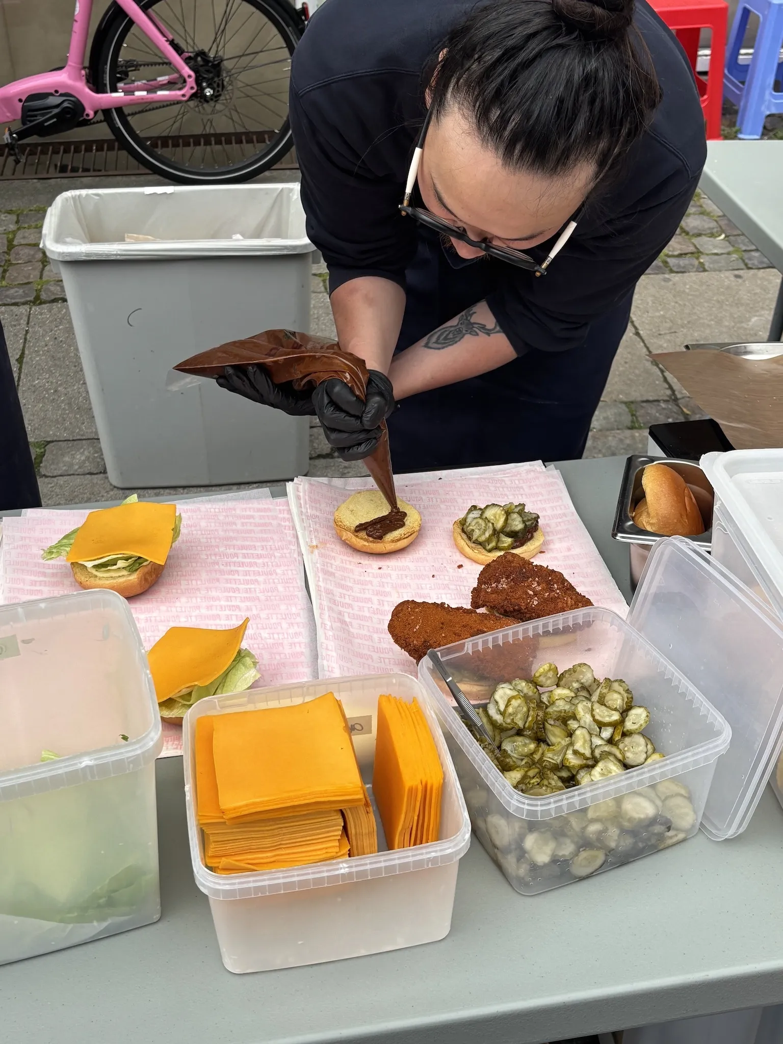 Martin Ho of Poulette serves up signature chicken sandwiches