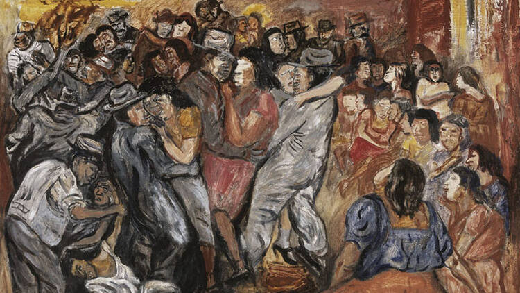 4. Cabaret popular (1934) – José Clemente Orozco