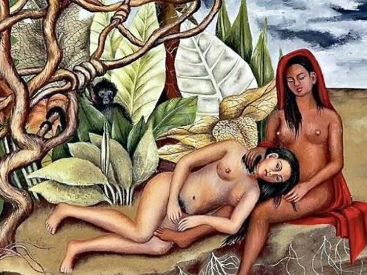 3. Dos desnudos en el bosque (La tierra misma) (1939) – Frida Kahlo