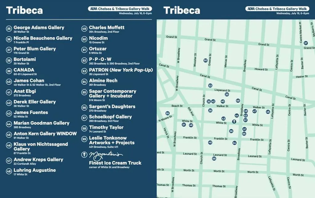 Tribeca Gallery Walk 2025