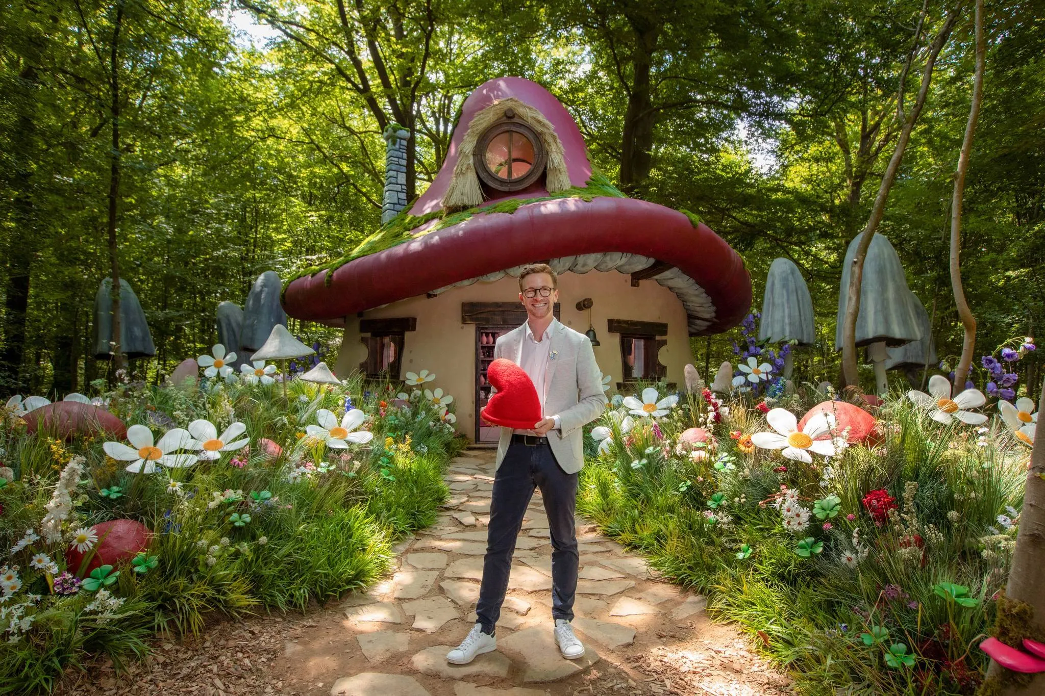 Smurf Mushroom House