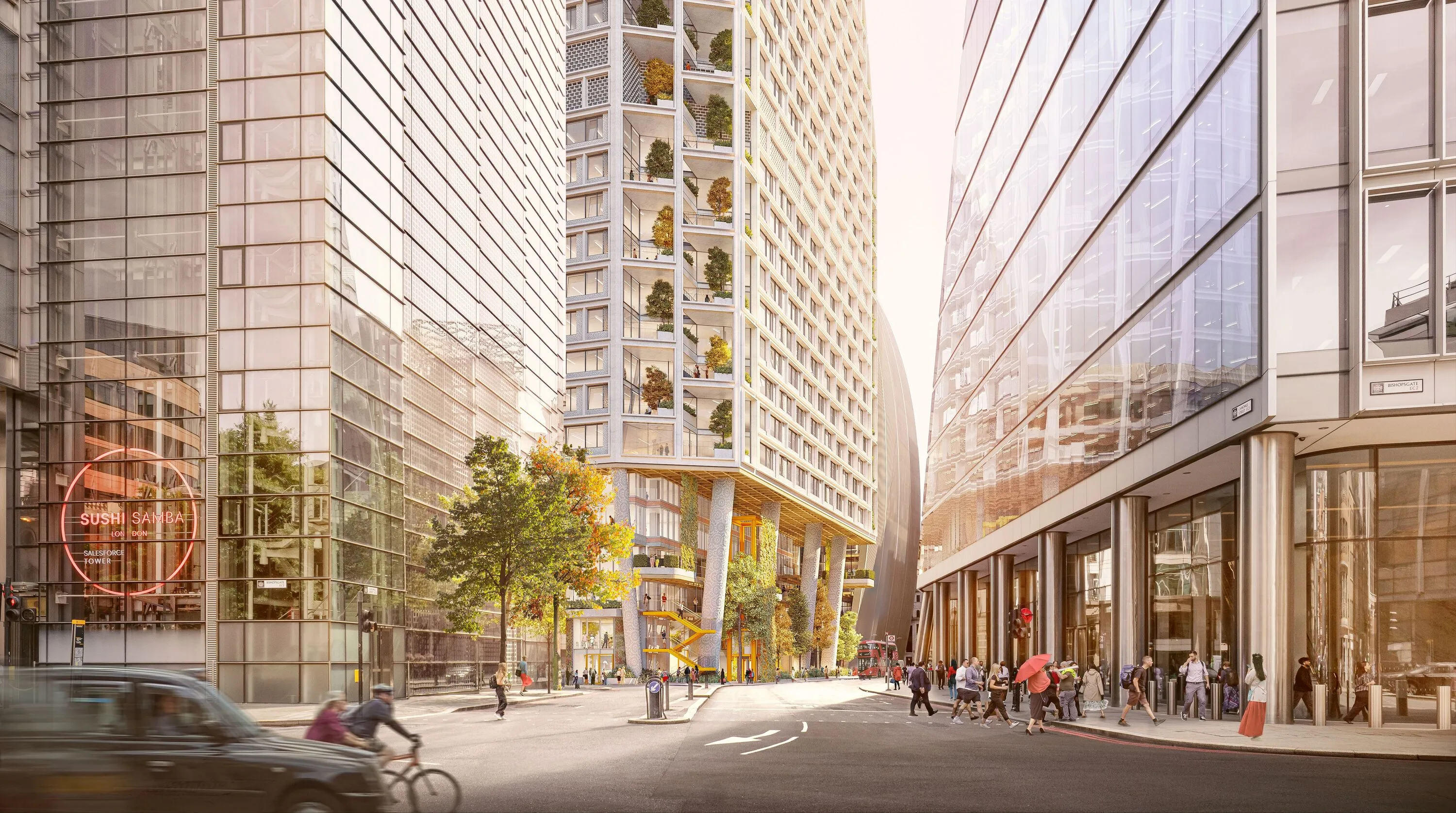 Render of 63 St Mary’s Axe skyscraper