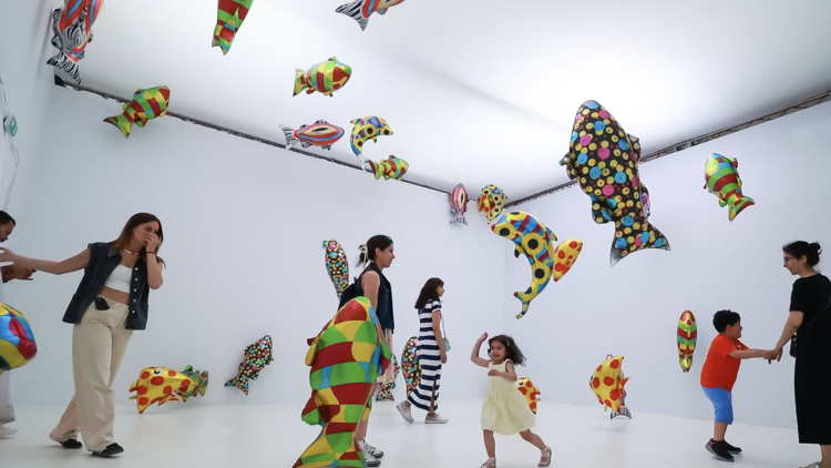 Paris, France, 20-06-2025 : Exhibition "Euphoria – Art is in the Air", Grand Palais, Paris.