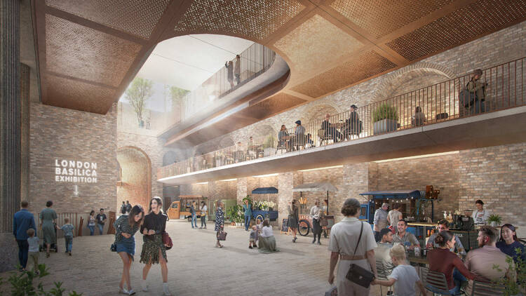 The interior hall of the proposed 85 Gracechurch street