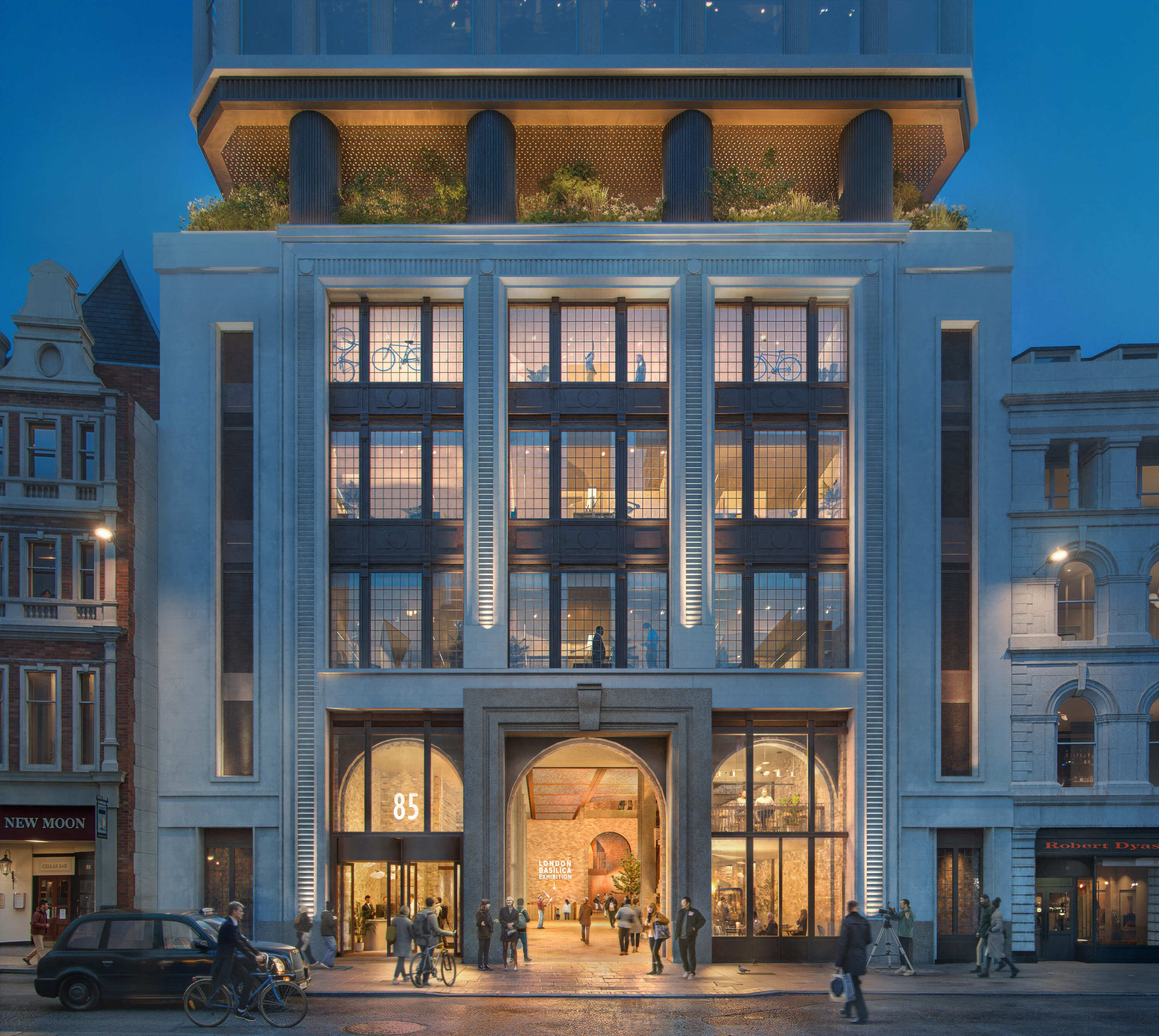 Proposed entrance to the site from Gracechurch Street