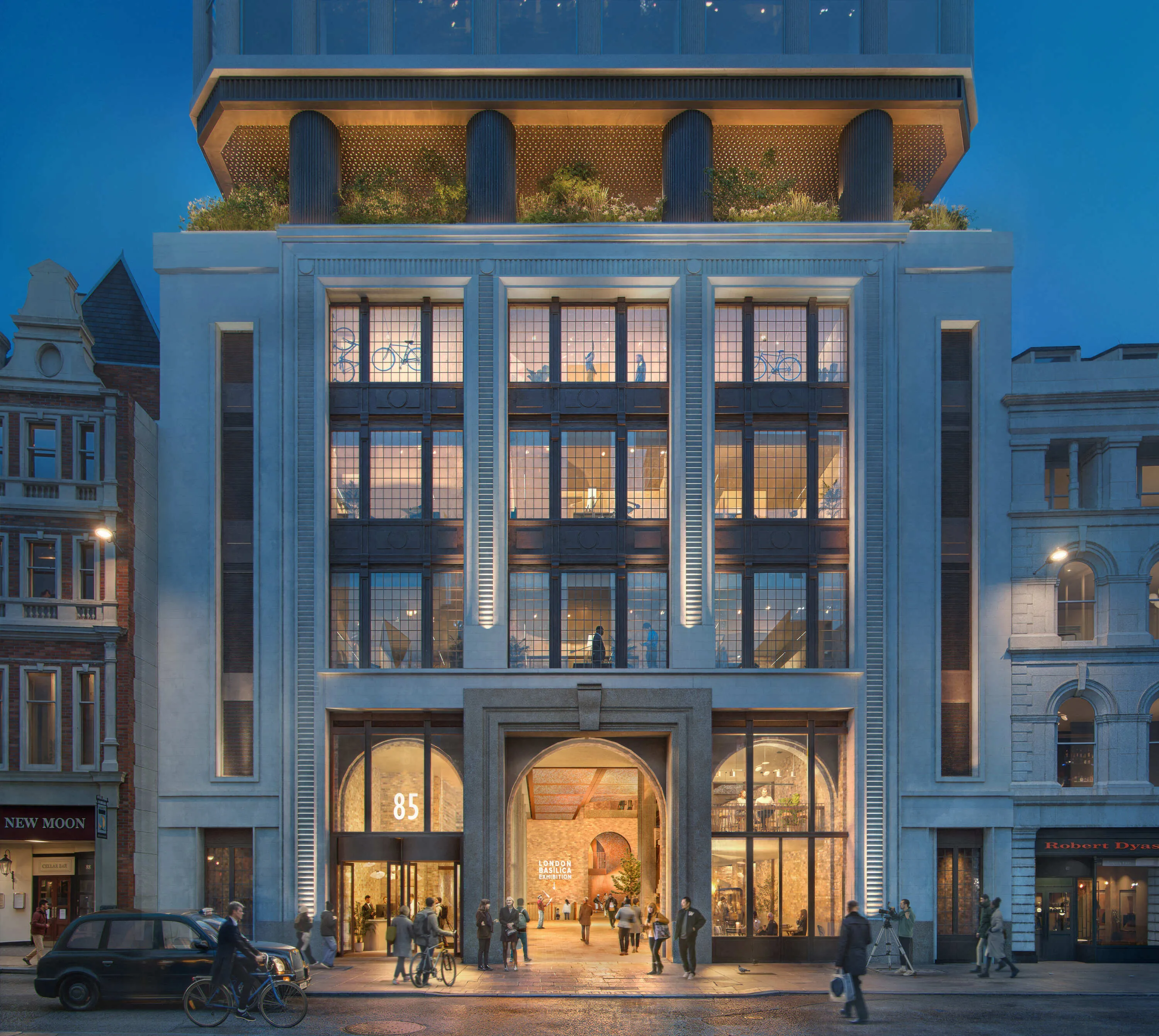 Proposed entrance to the site from Gracechurch Street