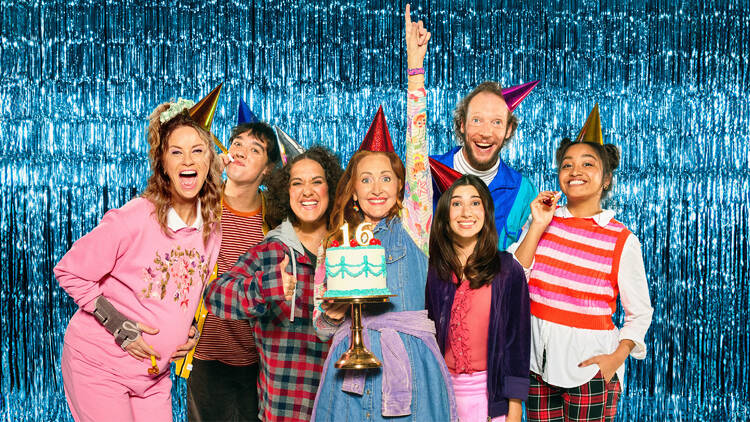 The cast of Kimberly Akimbo: A Musical