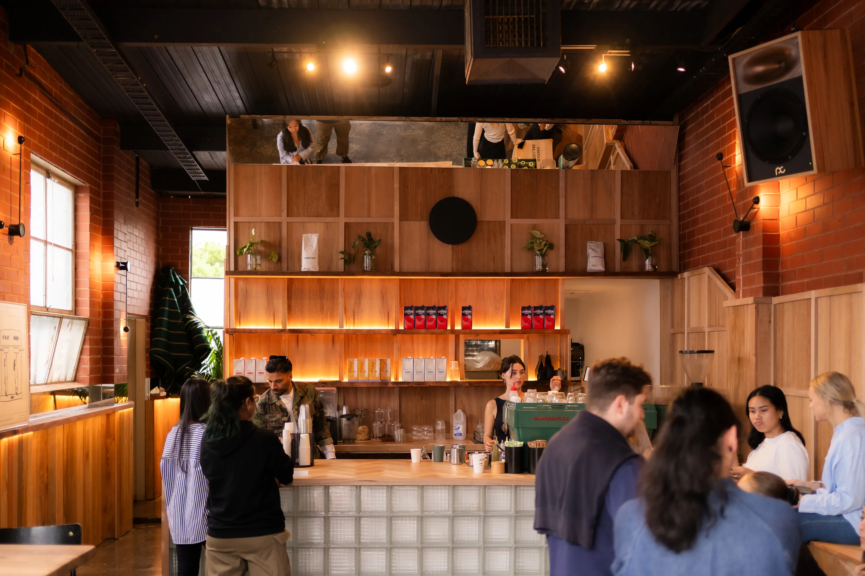 The inside of On Air café in Cremorne.
