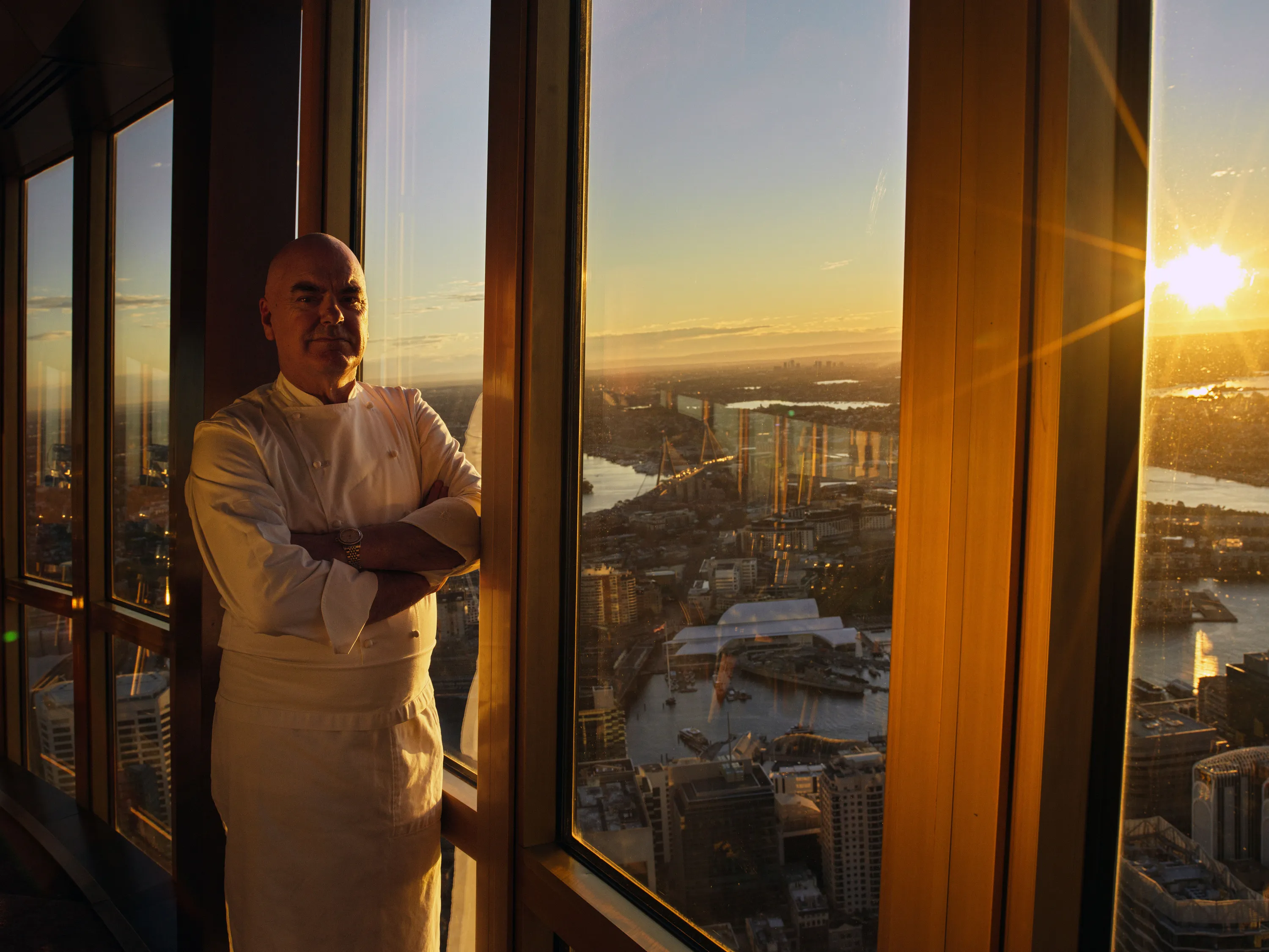Mark Best at sunset