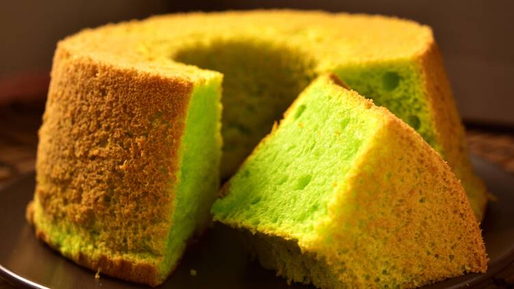 Pandan Cake must-try dessert in singapore according to TikTok