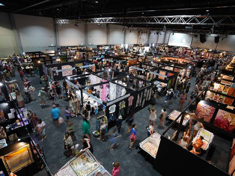 Visit during Darwin Aboriginal Art Fair
