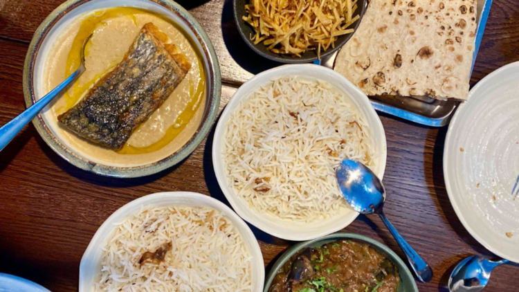 Dishes at Kolkata Social