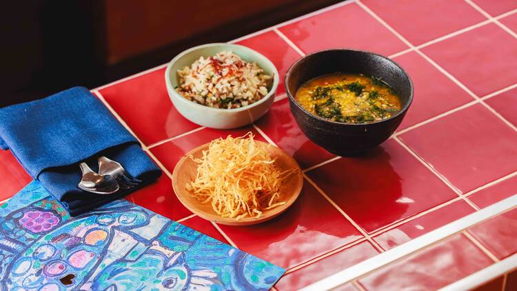 Dishes at Kolkata Social