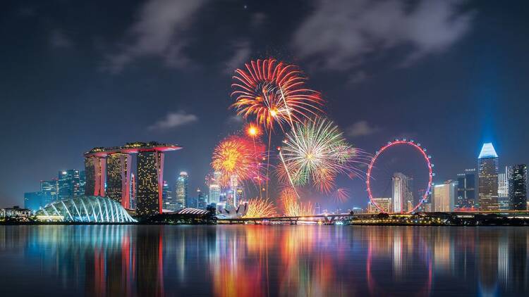 Singapore fireworks