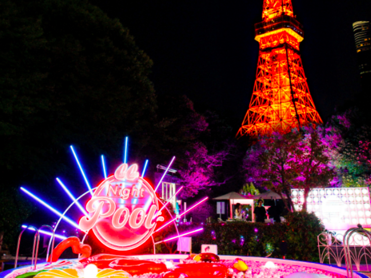 CanCam × Tokyo Prince Hotel Night Pool／東京プリンスホテル