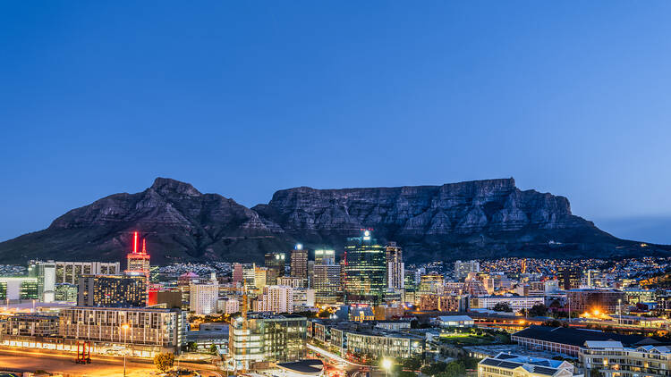 Cape Town at night 