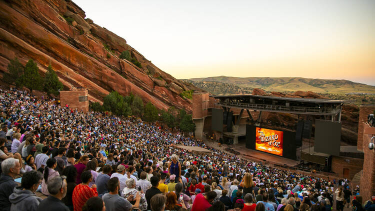 Outdoor movies at Red Rocks
