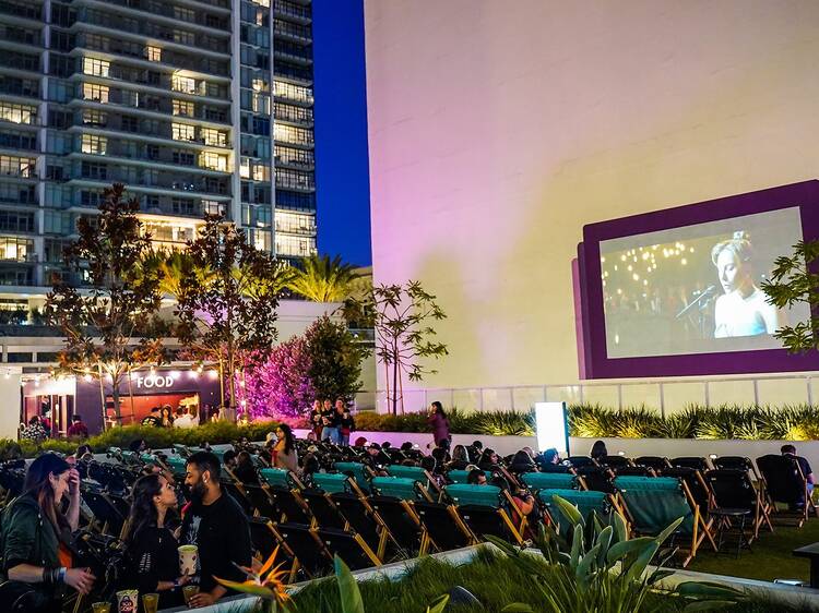 Watch a film outdoors