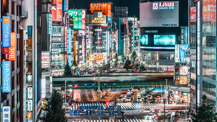 Shibuya night view