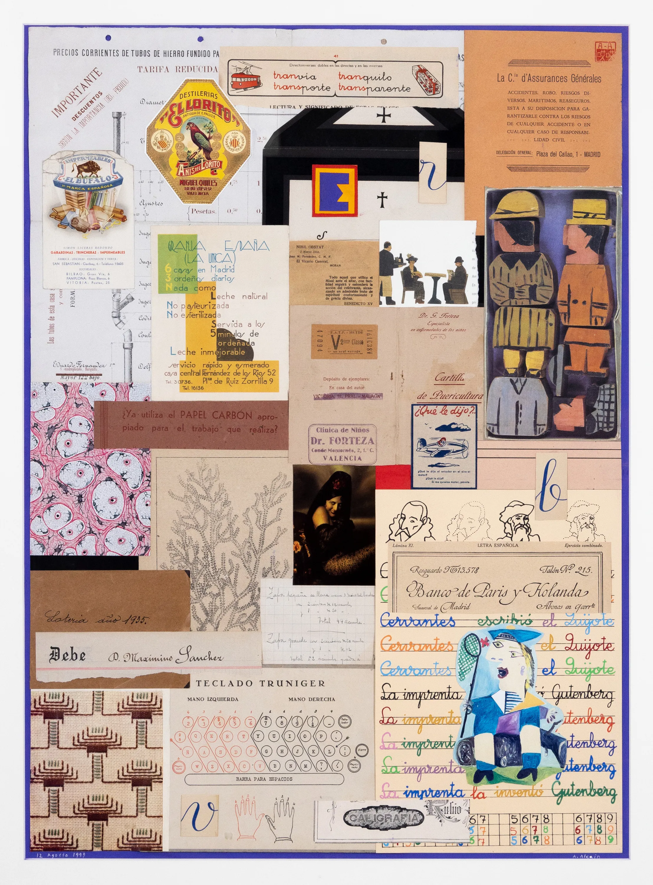 Lotería del año 1935, Alfredo Alcain (1967). Foto María Meseguer