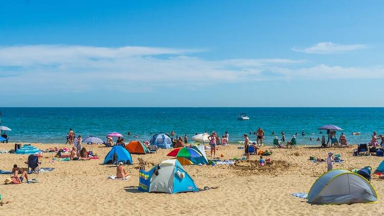 Alum Chine Beach, Bournemouth, England