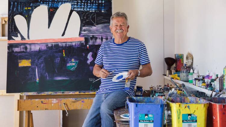 Ken Done at his gallery