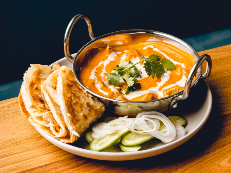 Curry with roti