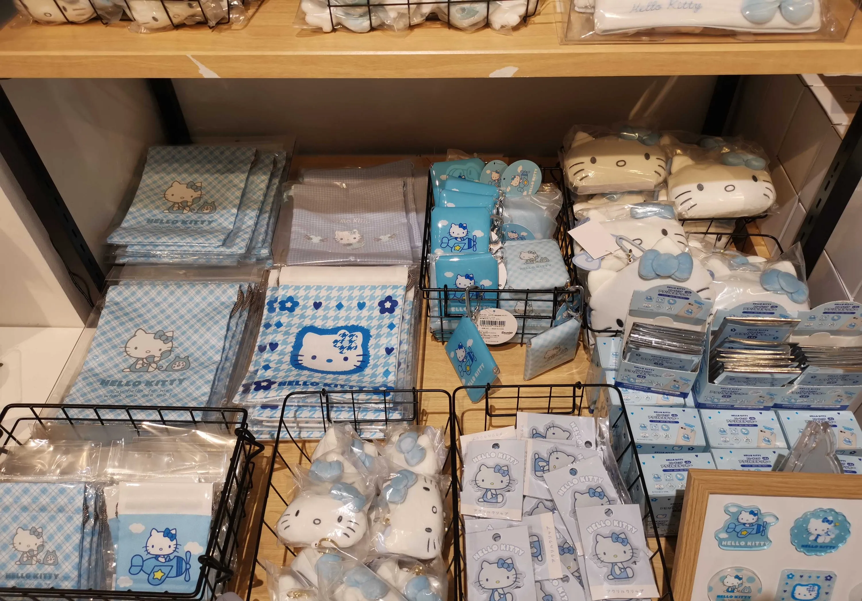 Hello Kitty pop-up store items