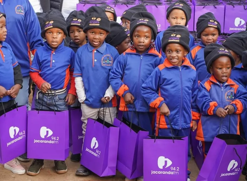 Jacaranda FM donates to Alina Preschool in Boksburg