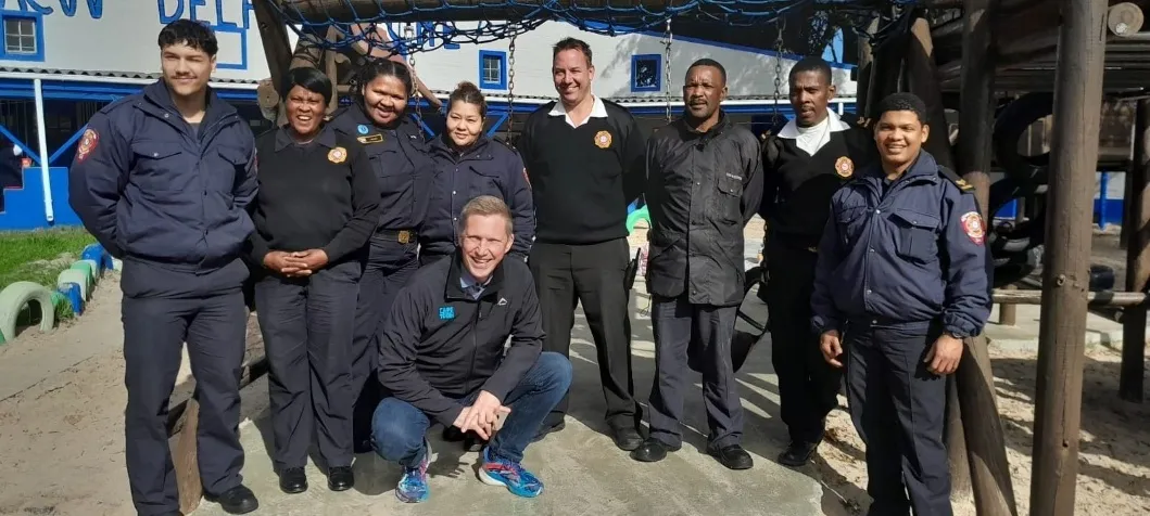 City's Fire & Rescue Service joined by Safety and Security Mayoral Committee Member Alderman JP Smith.