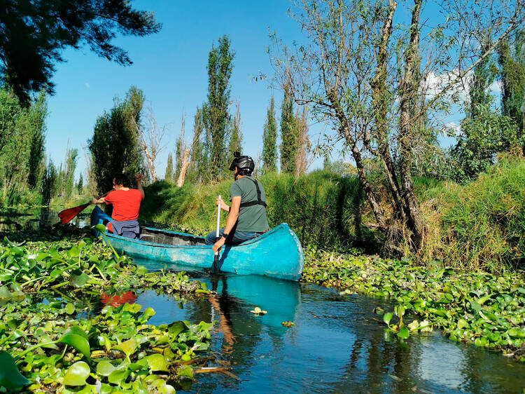 Amanecer en kayak