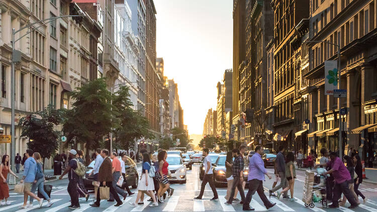 Pedestrians in NYC