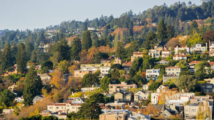 Residential neighborhood in California